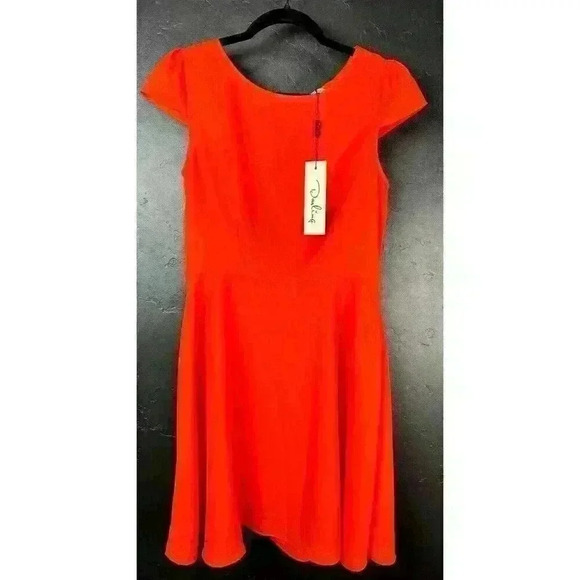 DarlingDress Tangerine Rochelle Dress B Size Small - Picture 1 of 7